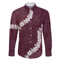 Hawaii Aloha Family Matching Puletasi and Hawaiian Shirt Champange Quilt Patch Work Mix Plumeria Lei