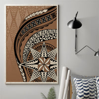 Tonga Ngatu Canvas Wall Art Tokelau Classic Motifs LT7 - Polynesian Pride