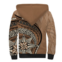 Tonga Ngatu Sherpa Hoodie Tokelau Classic Motifs LT7 - Polynesian Pride