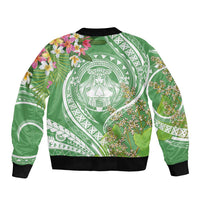 Aloha Molokai Island Bomber Jacket Hawaii Pua Kukui LT7 - Polynesian Pride
