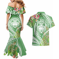Aloha Molokai Island Couples Matching Mermaid Dress and Hawaiian Shirt Hawaii Pua Kukui LT7 - Polynesian Pride