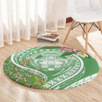 Aloha Molokai Island Round Carpet Hawaii Pua Kukui LT7 - Polynesian Pride