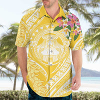 Aloha Hawaii Oahu Hawaiian Shirt Wahine with Ilima Lei