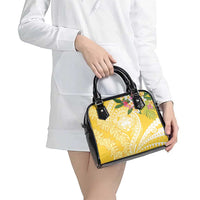 Aloha Hawaii Oahu Shoulder Handbag Wahine with Ilima Lei