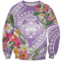 Aloha Hawaii Kauai Sweatshirt Frangipani Mix Mokihana Lei