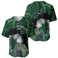 New Zealand Aroha Koe Mama Baseball Jersey Maori Hongi - Pounamu LT7 - Polynesian Pride