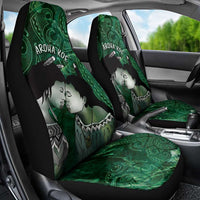 New Zealand Aroha Koe Mama Car Seat Cover Maori Hongi - Pounamu