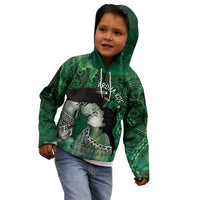 New Zealand Aroha Koe Mama Kid Hoodie Maori Hongi - Pounamu