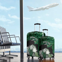 New Zealand Aroha Koe Mama Luggage Cover Maori Hongi - Pounamu