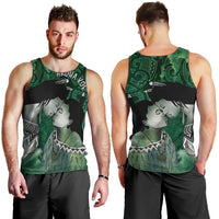 New Zealand Aroha Koe Mama Men Tank Top Maori Hongi - Pounamu