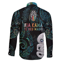 Kia Hara Te reo Maori Family Matching Puletasi and Hawaiian Shirt Manaia Moko Mix Paua Shell