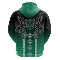 Aotearoa Maori Iwi Heritage Hoodie Ngai Tahu Pounamu Green LT7 - Polynesian Pride