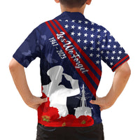 Pearl Harbor Remembrance Day Kid Hawaiian Shirt Poppy Mix Style LT7 - Polynesian Pride