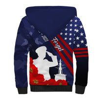 Pearl Harbor Remembrance Day Sherpa Hoodie Poppy Mix Style LT7 - Polynesian Pride