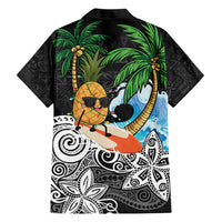Tropical Christmas Polynesian Family Matching Short Sleeve Bodycon Dress and Hawaiian Shirt Funny Surfing Pineapple LT7 - Polynesian Pride
