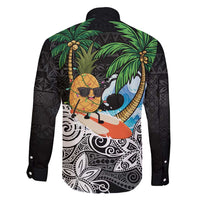 Tropical Christmas Polynesian Family Matching Short Sleeve Bodycon Dress and Hawaiian Shirt Funny Surfing Pineapple LT7 - Polynesian Pride