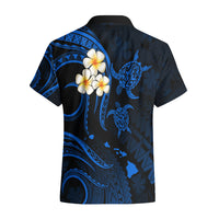 Hawaii Hawaiian Shirt Molokai Islands Polynesian Sunset Plumeria Blue Vibe LT9 - Polynesian Pride