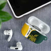 Personalised PNG Jiwaka Province AirPods Case Bird of Paradise Tattoo Flag Motif - Polynesian Pride