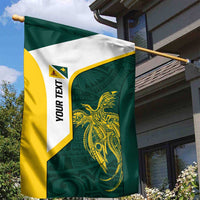 Personalised PNG Jiwaka Province Garden Flag Bird of Paradise Tattoo Flag Motif - Polynesian Pride