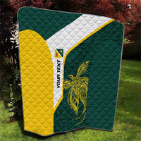 Personalised PNG Jiwaka Province Quilt Bird of Paradise Tattoo Flag Motif - Polynesian Pride