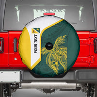 Personalised PNG Jiwaka Province Spare Tire Cover Bird of Paradise Tattoo Flag Motif - Polynesian Pride