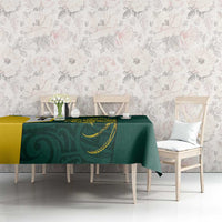 Personalised PNG Jiwaka Province Tablecloth Bird of Paradise Tattoo Flag Motif - Polynesian Pride