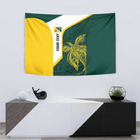 Personalised PNG Jiwaka Province Tapestry Bird of Paradise Tattoo Flag Motif - Polynesian Pride