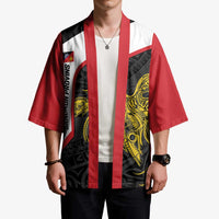 Personalised PNG Sandaun Province Kimono Bird of Paradise Tattoo Flag Motif LT9 - Polynesian Pride