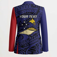 Personalised PNG West New Britain Province Blazer Bird of Paradise Tattoo Flag Motif - Polynesian Pride