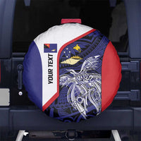 Personalised PNG West New Britain Province Spare Tire Cover Bird of Paradise Tattoo Flag Motif - Polynesian Pride