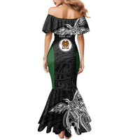 Personalised PNG Western Highlands Province Mermaid Dress Bird of Paradise Tattoo Flag Motif - Polynesian Pride