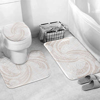 White Sunday Lotu Tamaiti Bathroom Set Polynesian Wave Pastel Nude LT9 Mat Set Only (3 pcs) One Size Nude - Polynesian Pride