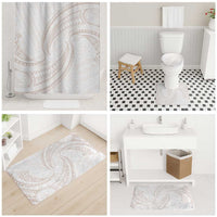 White Sunday Lotu Tamaiti Bathroom Set Polynesian Wave Pastel Nude LT9 - Polynesian Pride