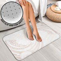 White Sunday Lotu Tamaiti Bathroom Set Polynesian Wave Pastel Nude LT9 - Polynesian Pride