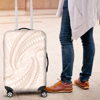 White Sunday Lotu Tamaiti Luggage Cover Polynesian Wave Pastel Nude - Polynesian Pride