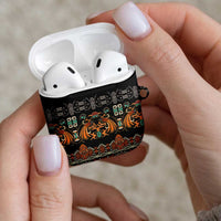 Black Batik Papua-inspired Pattern AirPods Case LT9 - Polynesian Pride