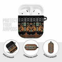 Black Batik Papua-inspired Pattern AirPods Case LT9 - Polynesian Pride