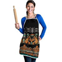 Black Batik Papua-inspired Pattern Apron - Polynesian Pride
