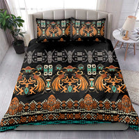 Black Batik Papua-inspired Pattern Bedding Set - Polynesian Pride