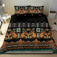 Black Batik Papua-inspired Pattern Bedding Set - Polynesian Pride