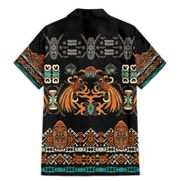 Black Batik Papua-inspired Pattern Family Matching Mermaid Dress and Hawaiian Shirt - Polynesian Pride