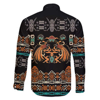 Black Batik Papua-inspired Pattern Family Matching Short Sleeve Bodycon Dress and Hawaiian Shirt - Polynesian Pride