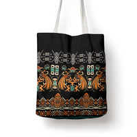 Black Batik Papua-inspired Pattern Tote Bag - Polynesian Pride