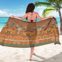 Terracotta Batik Papua-inspired Pattern Sarong - Polynesian Pride