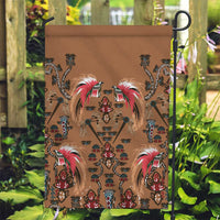 Terracotta Bird of Batik Papua Garden Flag Exotic Natural Wealth of Papua - Polynesian Pride