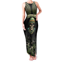 Veterans Day Family Matching Tank Maxi Dress and Hawaiian Shirt War Never Leaves A Veteran Proud Military