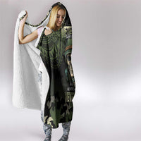 Veterans Day Hooded Blanket War Never Leaves A Veteran Proud Military LT9 - Polynesian Pride
