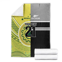 Custom Cricket AUNZ Spirit Blanket Aussie New Zealand Retro Edition - Polynesian Pride