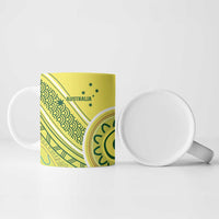 Custom Cricket AUNZ Spirit Ceramic Mug Aussie New Zealand Retro Edition LT9 - Polynesian Pride
