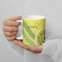 Custom Cricket AUNZ Spirit Ceramic Mug Aussie New Zealand Retro Edition LT9 - Polynesian Pride